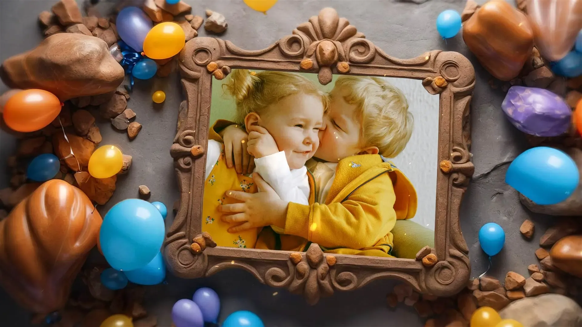 Playtime Kids Lithic Age Photo Frame Slideshow